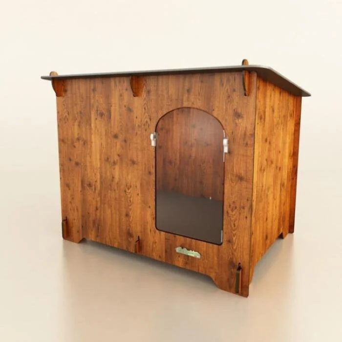 Cuccia per Cani Modello Pluto Taglia S | In Laminato HPL Anti Morso